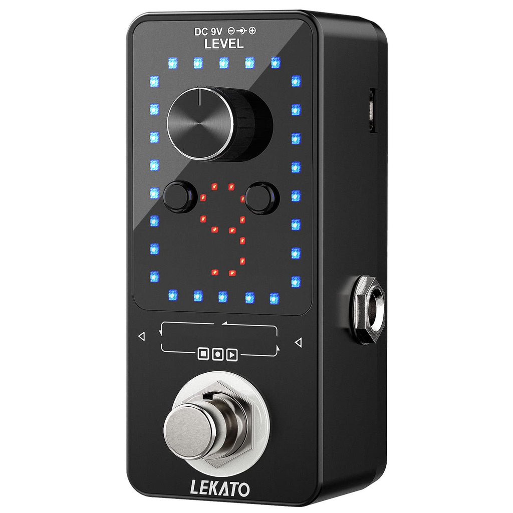 LEKATO Guitar Looper Effect Pedal Looper 9 Loop Pedal Tuner Function with USB Cable for Electric Guitar Bass Guitar