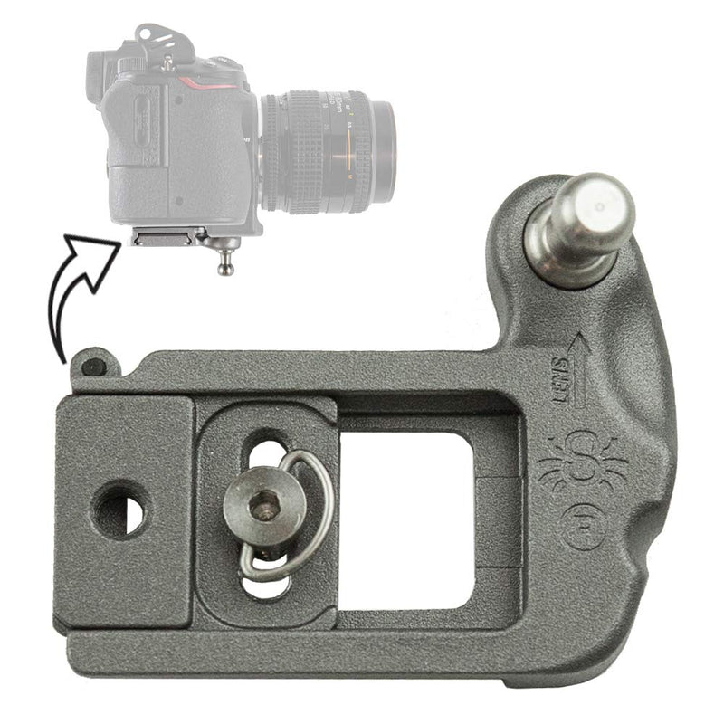 Spider Holster - Mirrorless Camera Plate - Compatible with All Spider Camera Holsters and Arca Swiss Style tripods - for use with Mirrorless Canon, Sony, Nikon, Fujifilm Mirrorless Plate
