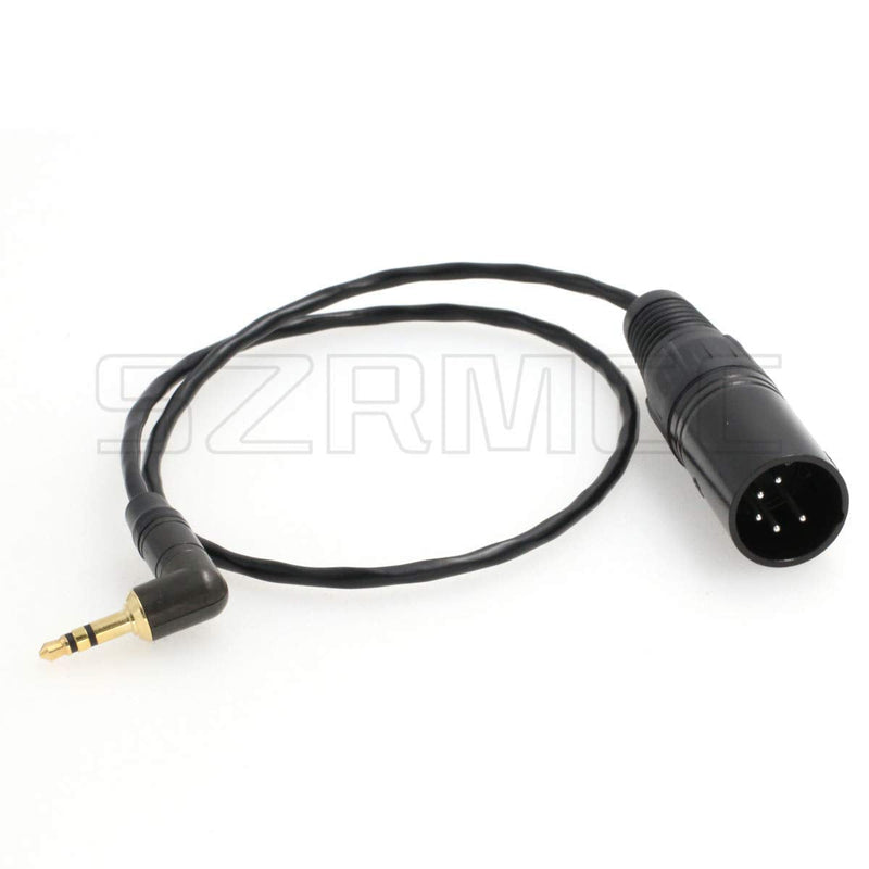 SZRMCC Stereo 3.5mm to XLR 5 Pin Male Audio Input Cable for Arri Alexa XT/SXT/Amira Camera