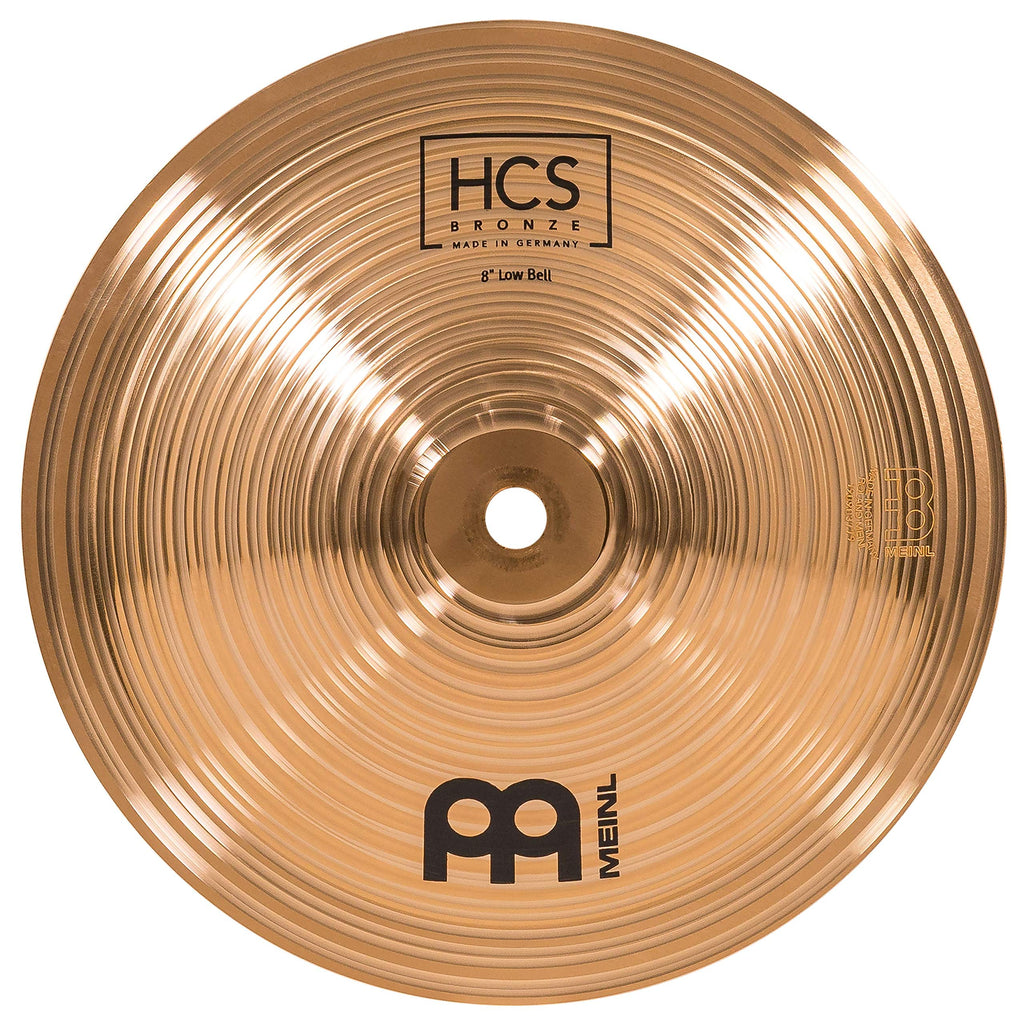 Meinl Cymbals 8” Bell, Low Pitch – HCS Traditional Finish Bronze for Drum Set, Made In Germany, 2-YEAR WARRANTY (HCSB8BL)