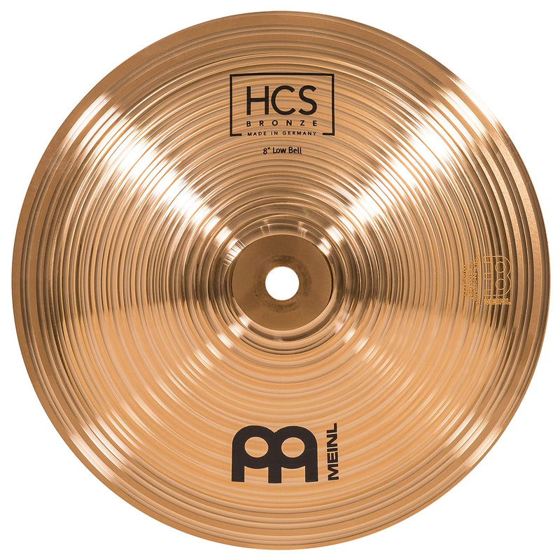 Meinl Cymbals 8” Bell, Low Pitch – HCS Traditional Finish Bronze for Drum Set, Made In Germany, 2-YEAR WARRANTY (HCSB8BL)