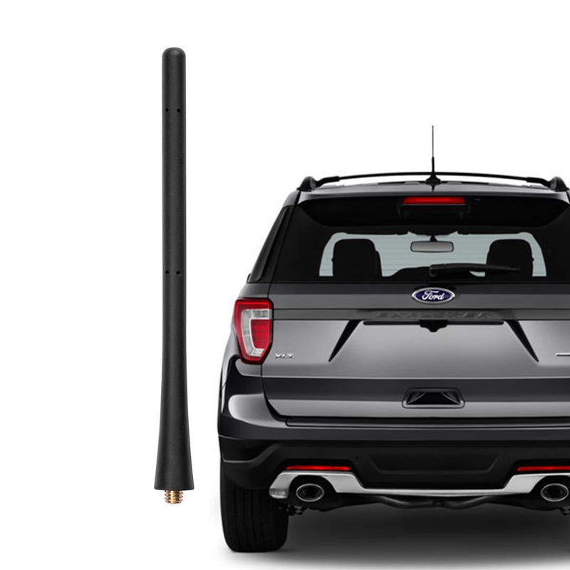 AMFRNE HM5Z-18813-A Direct Replacement for 2008-2019 Ford Focus Flex Fusion Explorer Fiesta Escape C-Max, 2007-2012 Mercury Milan, 2010-2019 Lincoln MKT 7" Roof Radio Antenna Aerial DS7Z-18813-A