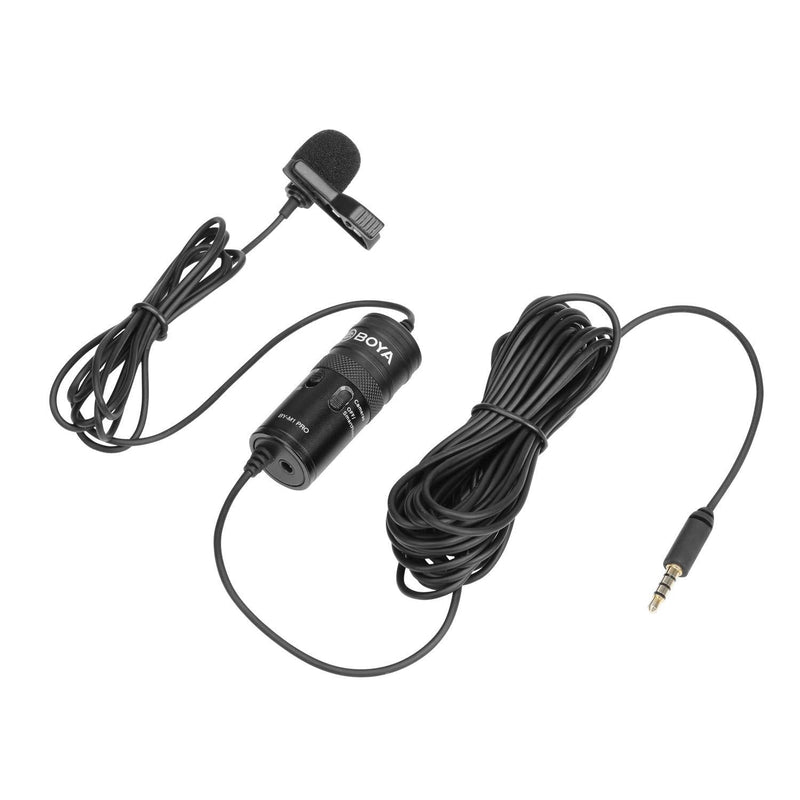 [AUSTRALIA] - BOYA by-M1 Pro Lapel Microphone, Clip-on Lavalier Mic for iPhone Adroid Smartphones, DSLR Camera Camcorders, Audio Recorders, PC Laptop Recording 