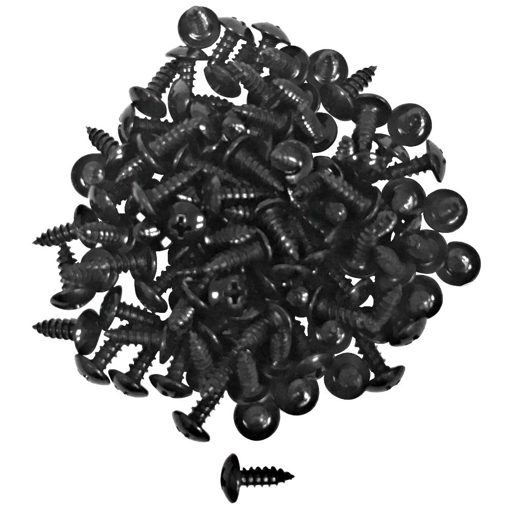 Seismic Audio - SARHW35-100 Pack of 1/2 Inch Wood Screws Black Oxide Coated Phillips Head PA DJ Speaker Repair