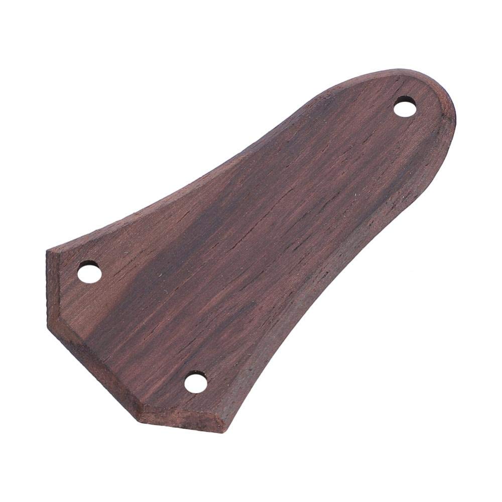 Vbestlife Guitar Truss Rod Cover, 3 Holes Rosewood Truss Rod Cover for Guitar Parts Accessory