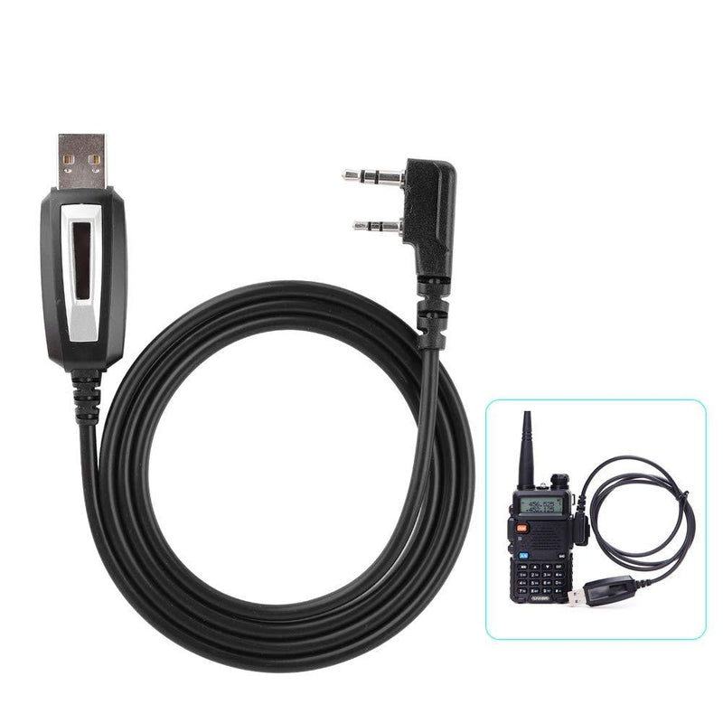 Walkie Talkie USB Programming Cable,Two-Way Radio Program Cord with CD Driver for GT-3, UV-82, BF-888s, UV-5R, UV-5R Plus, GT-3 Ect, etc