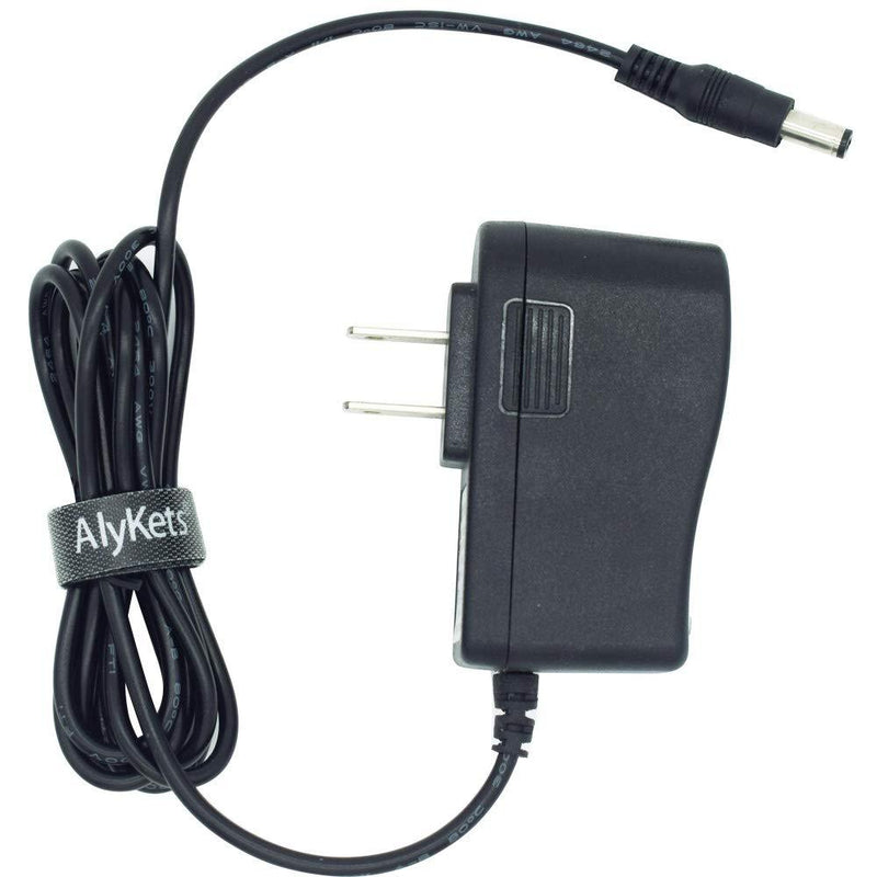 AlyKets 9V AC Adapter for Casio CTK-496 CTK-495 CTK 491 CTK-485 CTK-480 CTK-481 CTK-471 CTK-470 CTK-451 Keyboard Power Supply Cord Charger - Center Positive 5.5 X 2.5mm US Plug