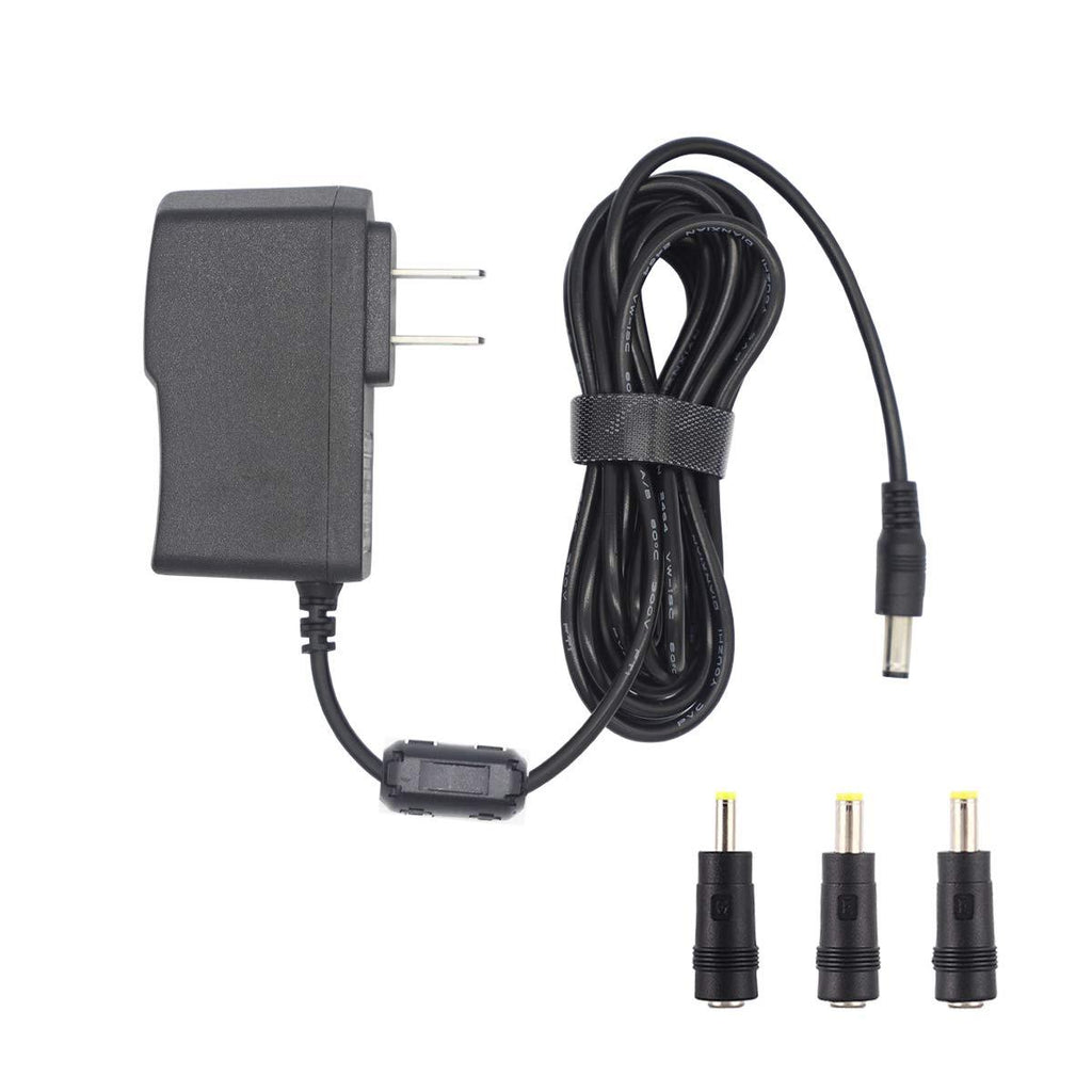 9V 1A AD/DC Power Adapter for Casio Keyboard AD-5 AD-5MU AD-5MR WK-110 WK-200 LK-43 LK-100 LK-220 CTK-496 CTK-573 CTK-700 CTK-710 CTK-720 CTK-2100 Replacement Charger Cable Cord (6.6 ft)