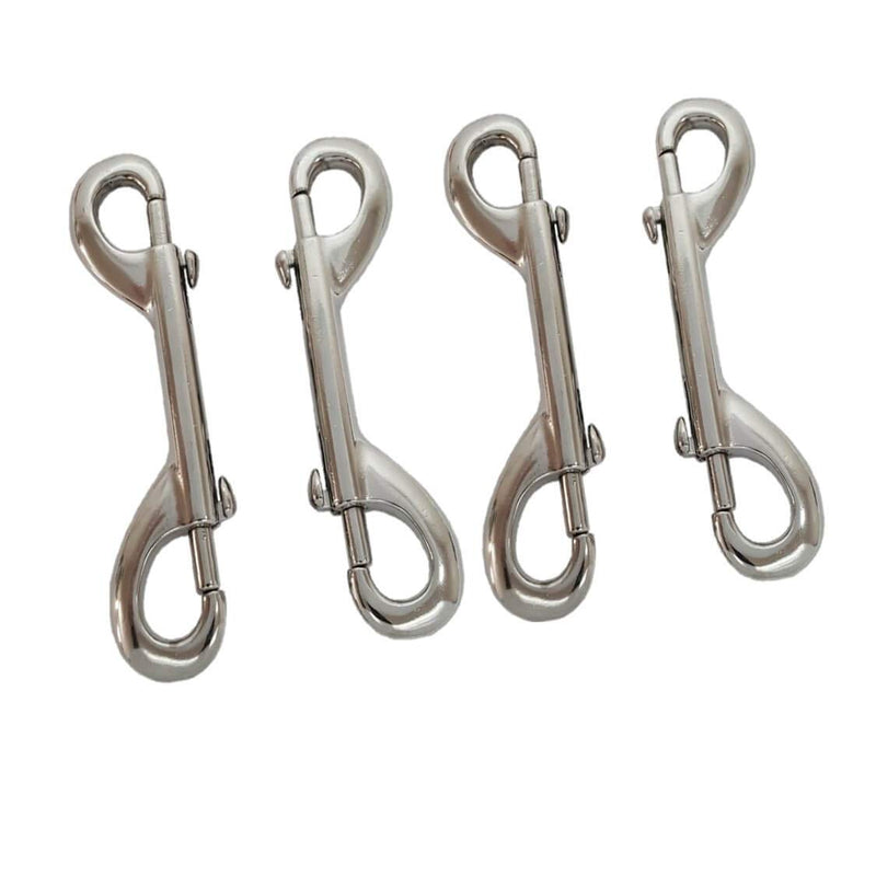 [AUSTRALIA] - 4 Pack 4-3/4" Double Ended Bolt Snap Nickel Finish 