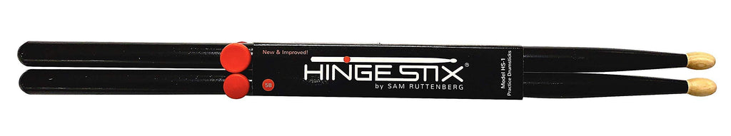 HINGESTIX - Practice Drumsticks, a learning tool that reinforces proper grip, finger technique, and rebound