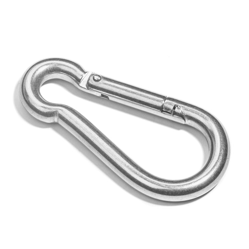 Premier Stainless Solutions 3/8" Stainless Steel Spring Snap Hooks, T316 Marine Grade - Lot of 5 3/8 Inch