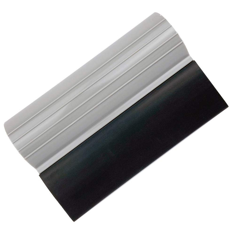 ECOmorning 4 Inch Mini Squeegee Silicone Squeegee with Rubber Water Blade, Anti-Slip Handle for Car Wraps, Window Tint, and Cleaning Bathrom or Kitchen Sink 1pcs,with Handle