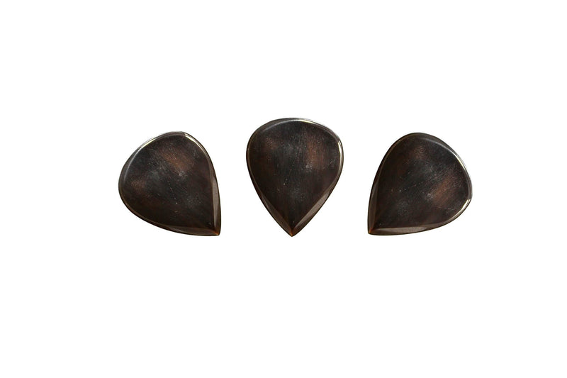 PICKMANN Jazz Exotic Guitar Picks Plectrums Value Pack of 3 for Archtop Jazz Guitar & Electric Guitar Made from Cattle Horn