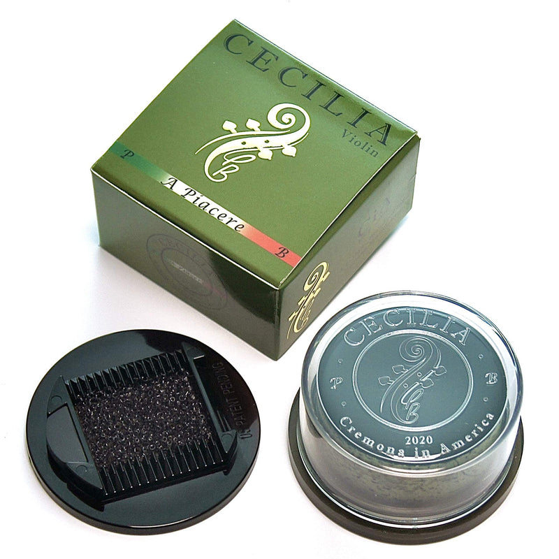 CECILIA ‘A Piacere’ Rosin for Violin, Rosin Specially Formulated Violin Rosin for Violin Bows with Included Rosin Spreader (Full Cake) Full Cake