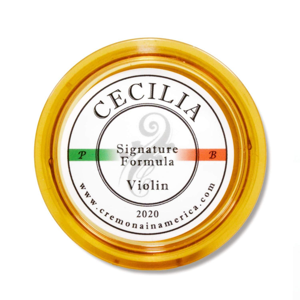CECILIA ‘Signature formula’ Rosin for Violin, Rosin Specially Formulated Violin Rosin for Violin Bows (New ‘Liquid Form Blending Method’) (MINI (Half Cake)) MINI (Half Cake)