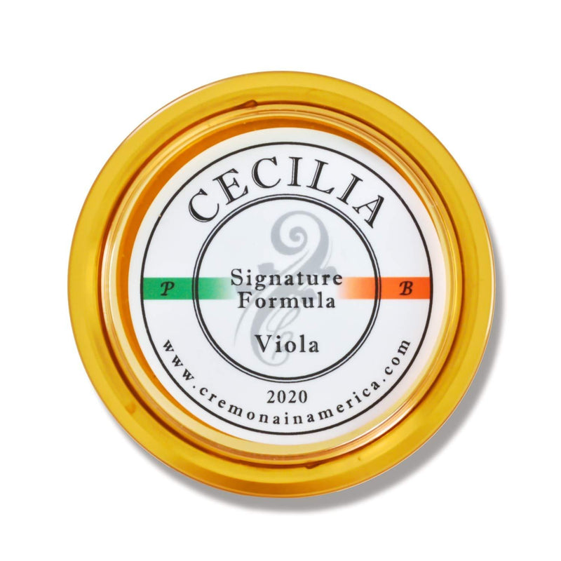 CECILIA ‘Signature formula’ Rosin for Viola, Rosin Specially Formulated Viola Rosin for Viola Bows (New ‘Liquid Form Blending Method’) (MINI (Half Cake)) MINI (Half Cake)
