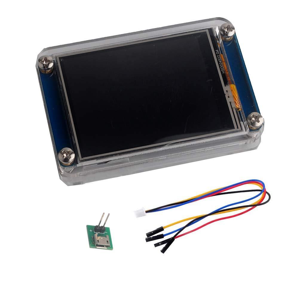 Nextion Display 3.2 inch NX4024T032 Resistive Touch Screen UART HMI TFT LCD Module 400x240 + Transparent Acrylic Case Enclosure for Arduino Raspberry Pi