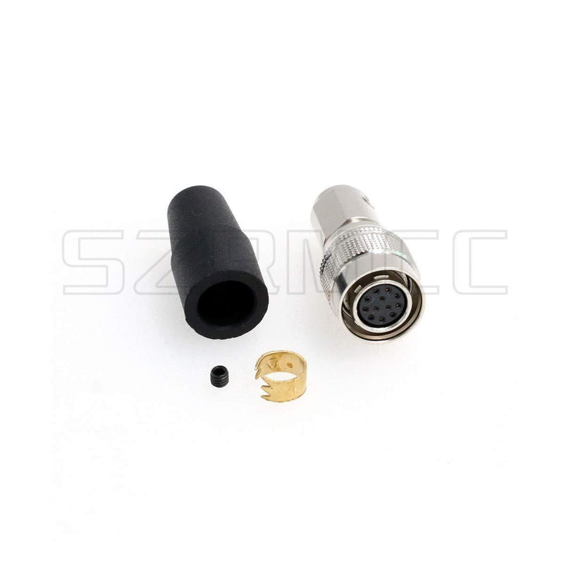 SZRMCC HR10A-10P-12S 12 Pin Female Push-Pull Self-Locking Connector Plug for Sony Basler CCD GIGE Industrial Camera