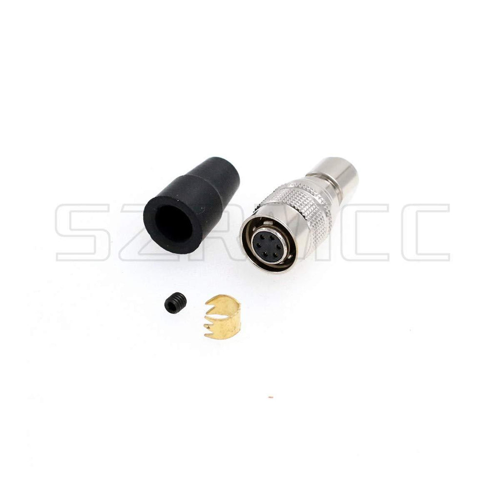 SZRMCC HR10A-7P-6S 6 Pin Female Circular Connector Plug for Basler Sony AVT GIGE CCD Industrial Camera