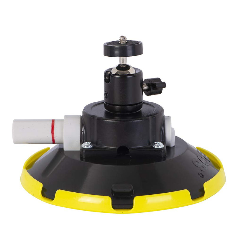 IMT 6" Car Camera Mounting Kit Pump Vacuum Suction Cup Mount, Professional Camcorder Vehicle Holder w/ 360° Panorama Ball Head and 180°, DSLR Camera Video Stabilizer Car Sucker Cup Holder 6"