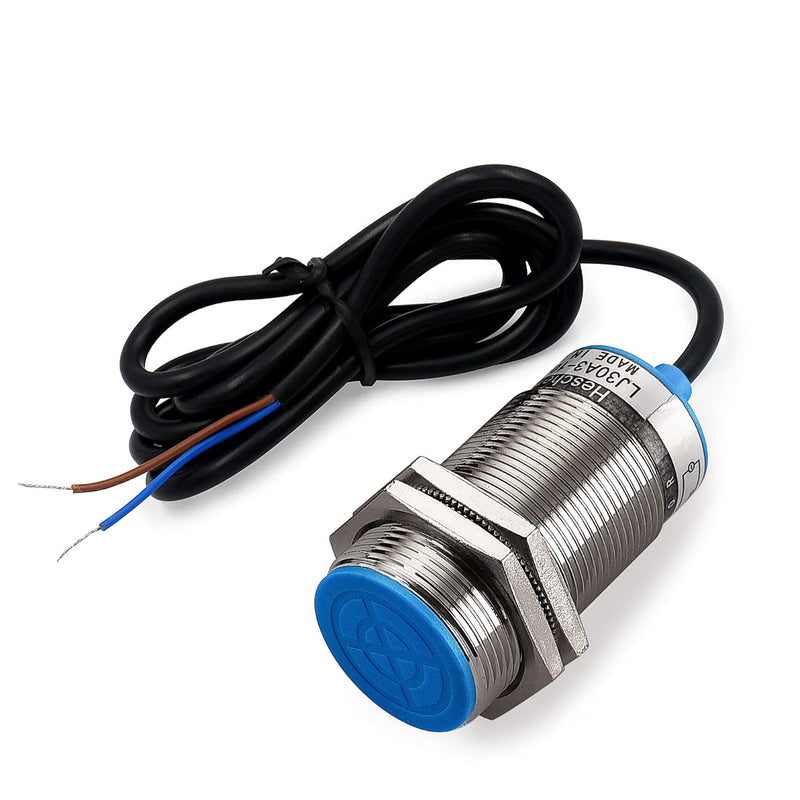 Heschen M30 Inductive Proximity Sensor Switch Shield Type LJ30A3-10-J/DZ Detector 10mm 90-250VAC 400mA Normally Closed(NC) 2 Wire