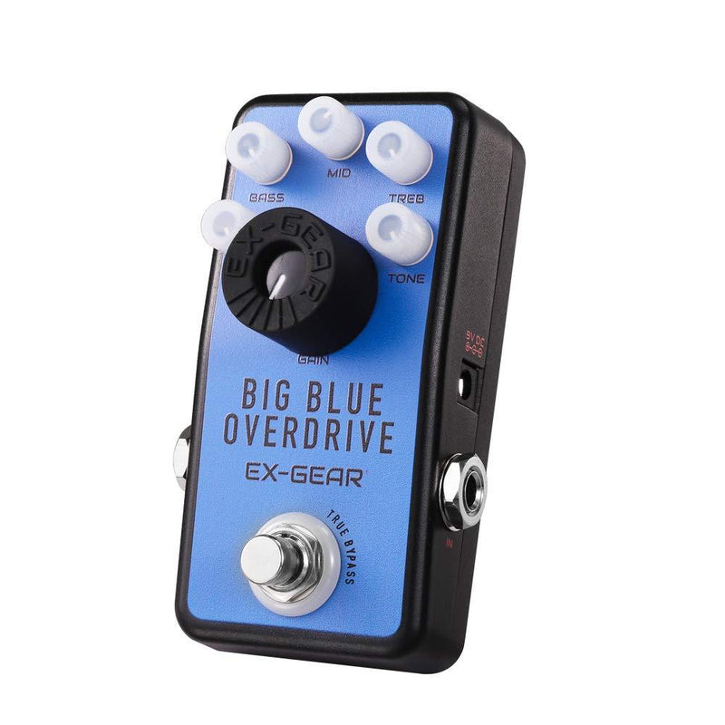 [AUSTRALIA] - EX GEAR Big Blue Overdrive Electric Guitar Effects Pedal 