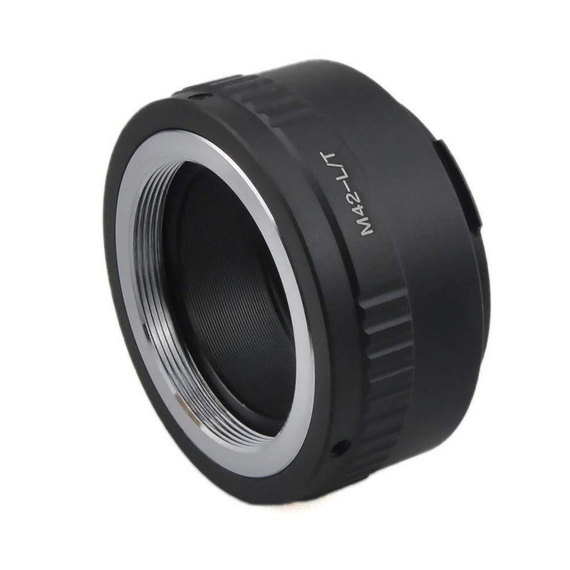 M42 to L/T Lens Adapter, Compatible with M42 (42x1mm) Screw Mount Lens to Leica L Mount Camera T,Typ701, yp701,TL,TL2,CL (2017), SL, Typ601,Typ601,S1 / S1R M42 to L/T adapter