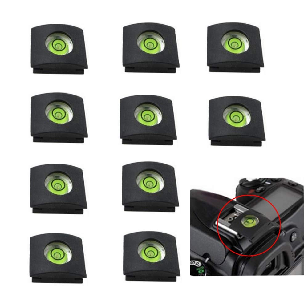 10x Hot Shoe Cover and Spirit Level, Hot Shoe Mount Protectors for DSLR Camera