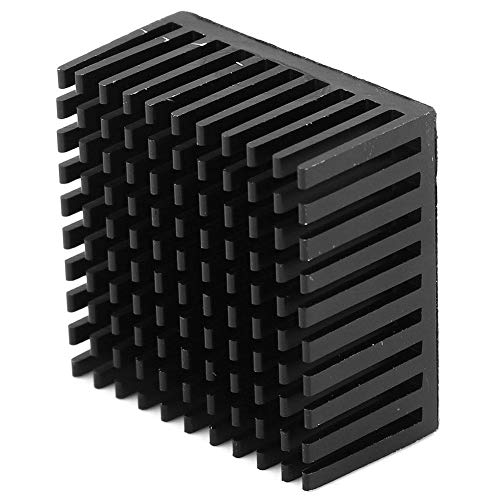 5PCS Aluminum Heat Sink Heatsink Module Cooling Fin Radiator Cooler Fin for Fan PCB Board, 40 x 20 x 40mm Heatsink Thermal (Black)