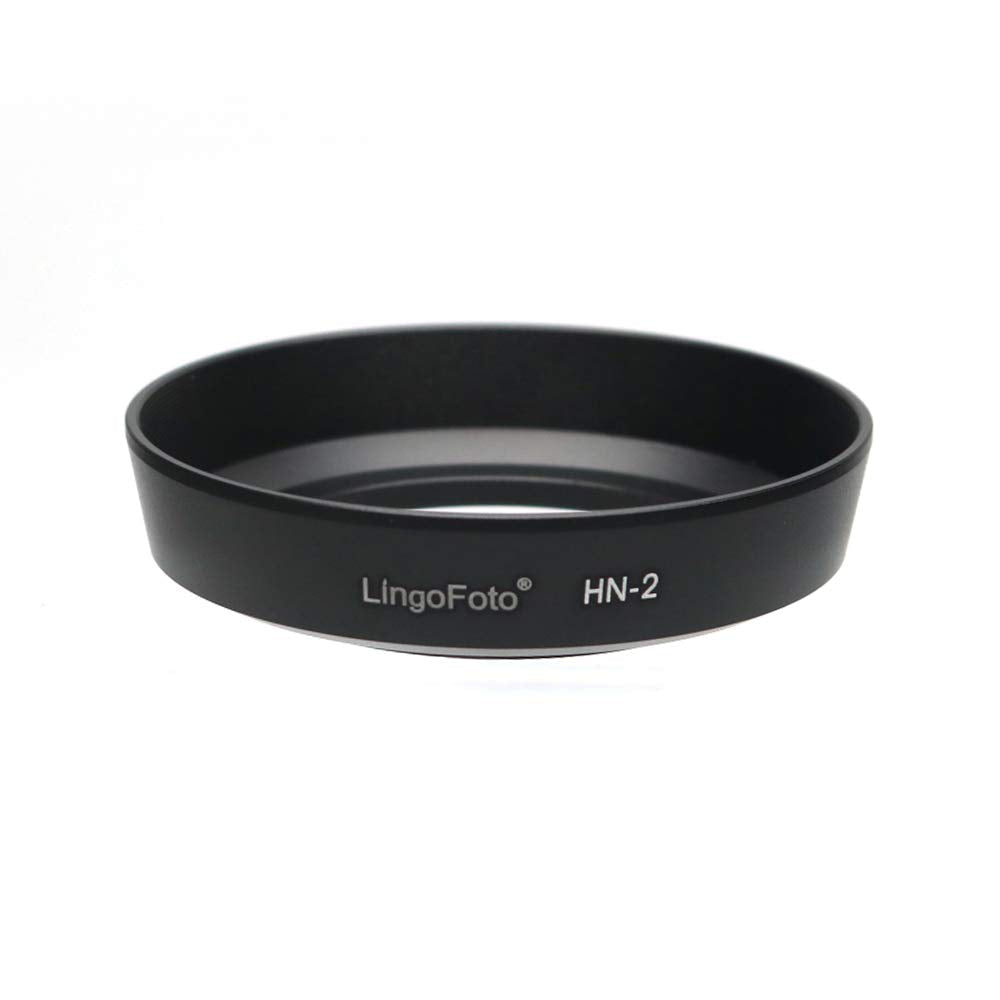 LingoFoto HN-2 Metal Lens Hood 52mm Black Lens Hood for Nikon AF 28mm f/2.8D AI-S 35-70mm f/3.3-4.5 NP4317