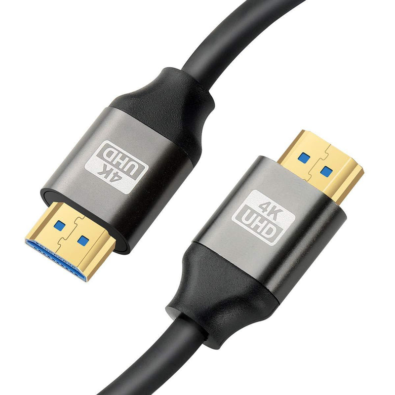 10ft HDMI Cable 4k, HDMI 2.0 Cable/Lead, Aievrgad Ultra hdmi to hdmi Cord high Speed 18gbps, 4K@60Hz, ARC, Gold-Plated for 4K TV/PS4 3D, Ethernet,Video Return,UHD 2160p,HD 1080p,21:9,4:4:4,10ft,Grey 10 foot Grey
