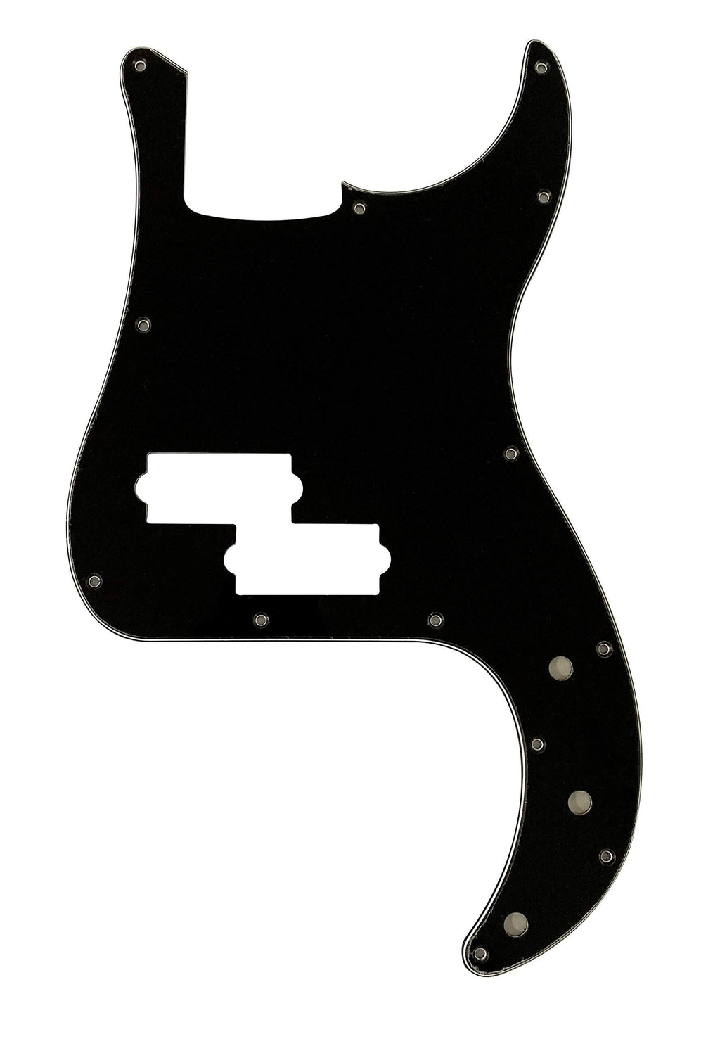 Custom For Fender US Standard Precision Bass Style Electric Guitar Pickguard (3 Ply Black) 3 Ply Black