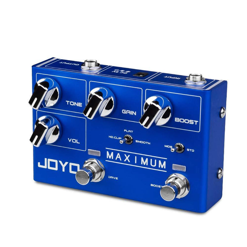[AUSTRALIA] - JOYO Maximum R-05 R Series Overdrive Dual Channel Pedal Creates Clean Overdrive Tone and Wild Overdrive Effect for Electric Guitar (R-05) 