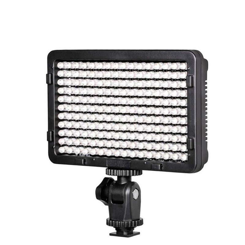 Led On Camera Video Light PT-176S 176 LED Bulbs 5600K/3200K Ultra Bright Led Camera Video Light for Interview,Wedding,Model Shooting,NO Battery and NO Power Adapter Included