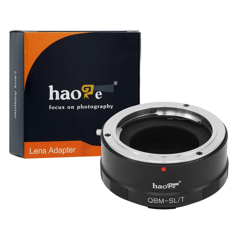 Haoge Manual Lens Mount Adapter for Rollei 35 SL35 QBM Quick Bayonet Mount Lens to Leica L Mount Camera Such as T, Typ701, TL, TL2, CL (2017), SL, Typ 601, Typ601, Panasonic S1 / S1R / S1H, Sigma fp