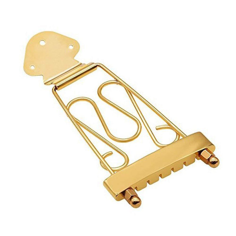 Guitar 6 String Bridge Gold Iron Jazz Tailpiece Trapeze For Hollow Body Archtop Guitars Parts Replace Electric LP Guitars
