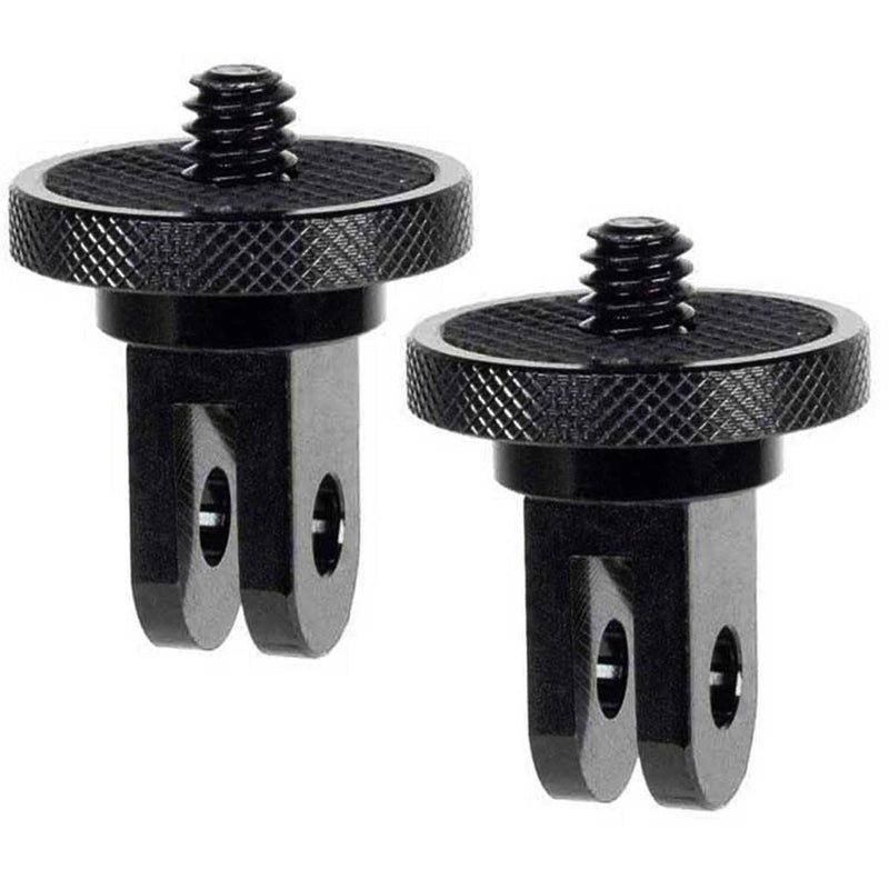 2 PCS Aluminum Camera Tripod Adapter 1/4"-20 Conversion Adapter Mount Compatible with Gopro Action Cameras insta360 and Other Standard 1/4 Accessories, 1/4 Camera Mount Adapter for GoPro Ecosystem 2 PCS