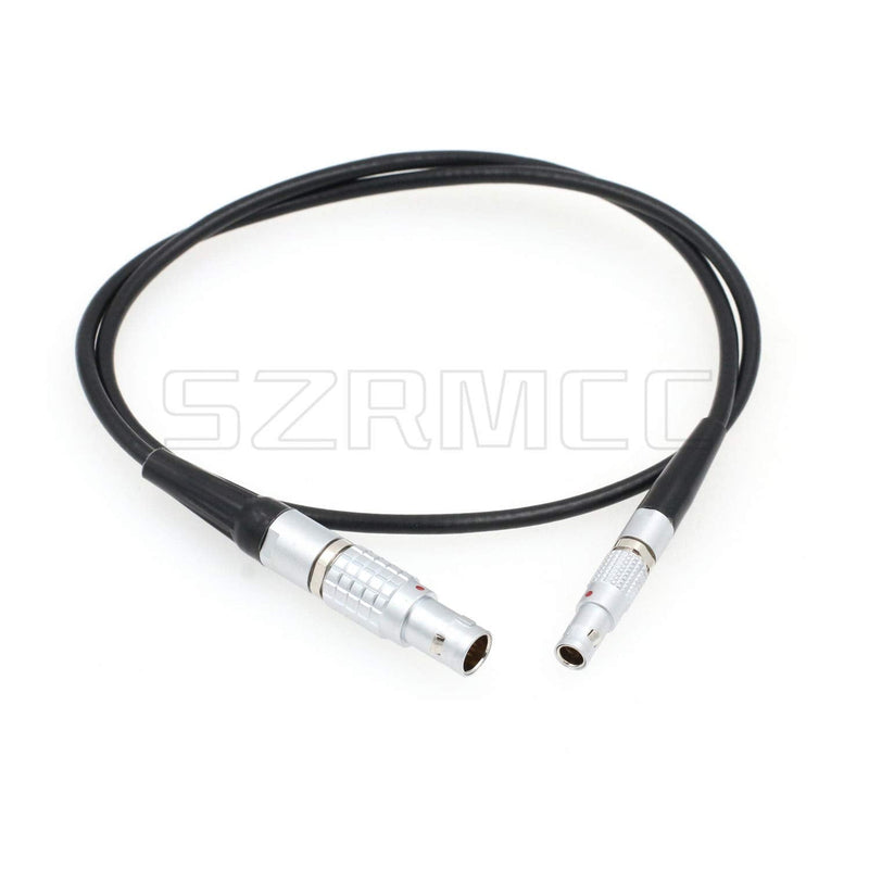 SZRMCC Ambient Lockit Sound Devices 0B 5 Pin to 00B 4 Pin TimeCode Input Cable for Red Epic Camera (Black Cable) Black Cable