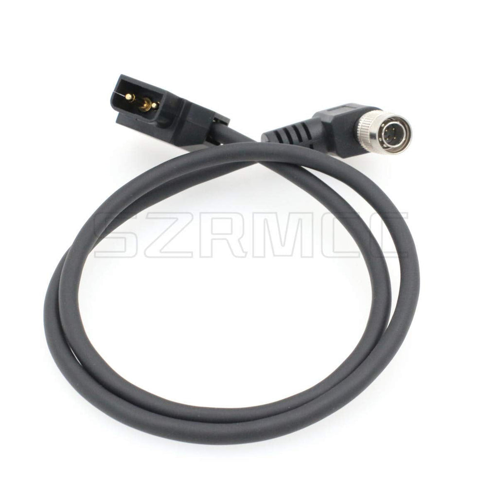 SZRMCC Anton-Bauer IDX D-Tap to Standard Right Angle Hirose 4 pin Male Power Cable for Zaxcom Sound Devices 688 644 633