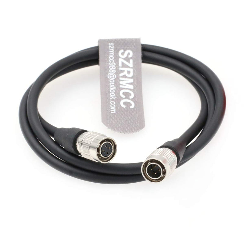 SZRMCC Hirose 4 Pin Male to Hirose 4 Pin Female Power Cable for Sony F5 F55 ARRI Amira Camera to SmallHD Monitor