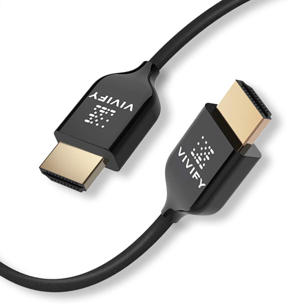 VIVIFY Fiber Optic HDMI Cable 32 ft, 4K 60Hz HDMI 2.0, UL1, VW1, Xenos W30 2020 Gaming Cable