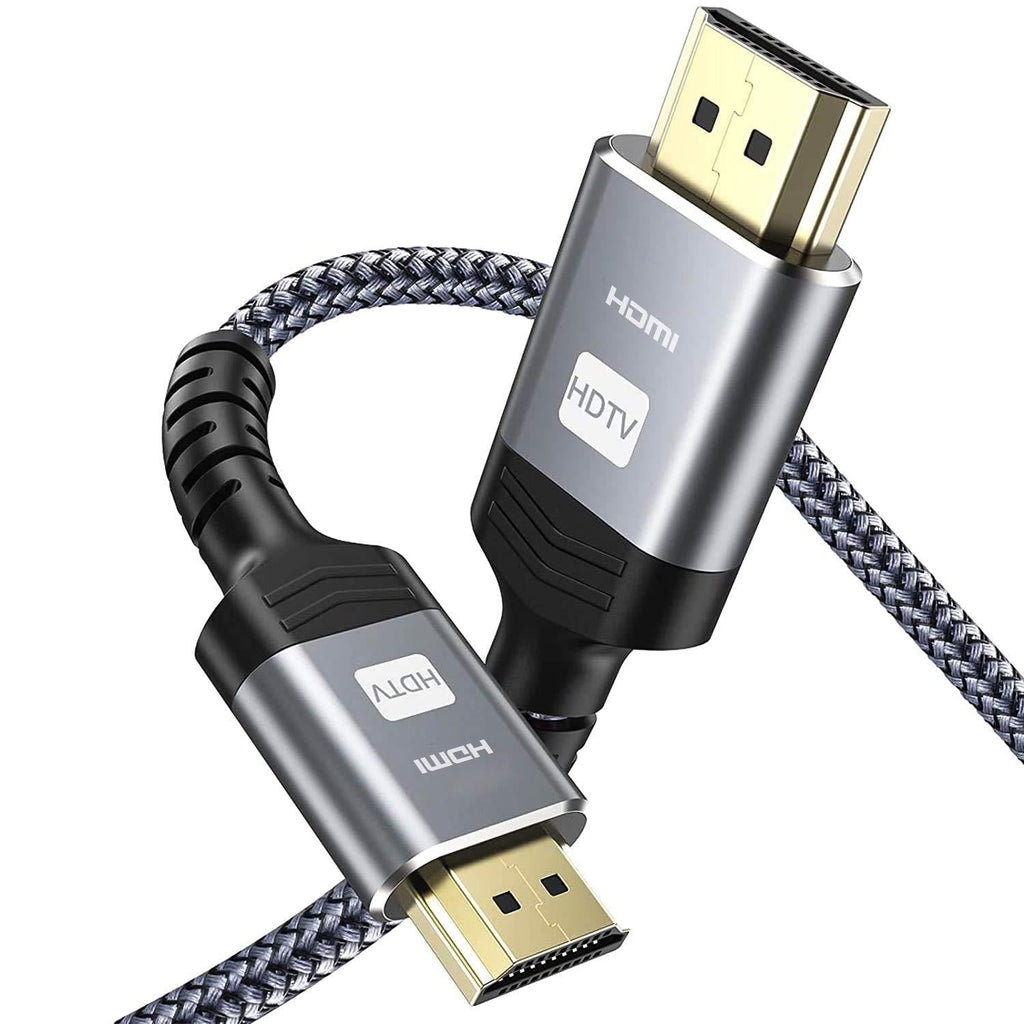 High-Speed HDMI 2.0 Cable 25FT,Highwings High Speed 18Gbps HDMI 2.0 Braided HDMI Cord Compatible 4K HDR,HDCP 2.2,Video 4K UHD 2160p,HD 1080p,3D 25 feet