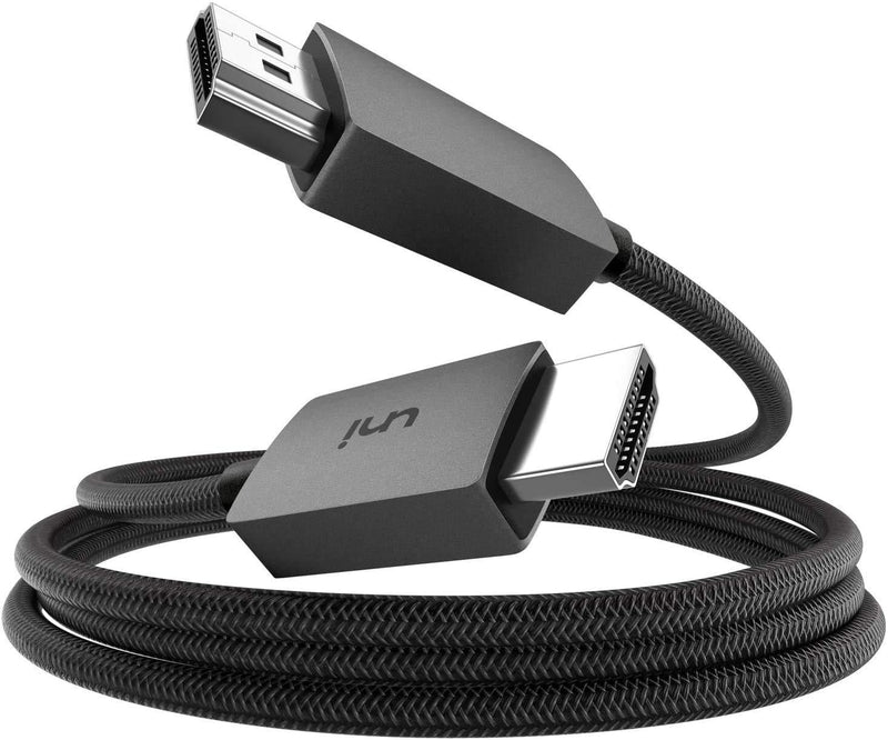 HDMI Cable 4K@60Hz - 6.6ft, uni HDMI 2.0 Cable, High-Speed 18Gbps, 4K HDR, 3D, ARC, 2160P, 1080P, Ethernet Support, Compatible with UHD TV, PS5/PS4, Xbox X, Blu-ray, PC, Projector and More 2m/6.6ft