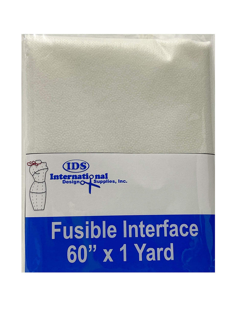 White Fusible Midweight UF363 Interfacing 36"X60" NONWOVEN 1 Yard - IDS International Design Supplies