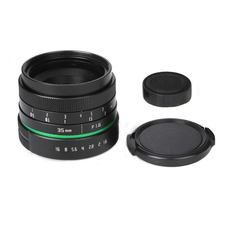 Acouto Foucsing Lens, 35mm F1.6 C Mount APSC Foucsing Lens Use with Adapter Ring for Sony Mirrorless Camera