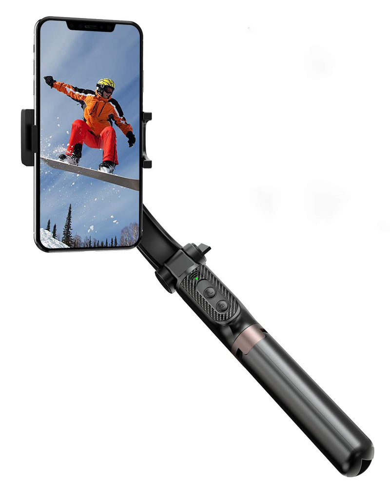 iWALK Gimbal Stabilizer for Smartphone,Auto Balance,Reduce Shaking,1-Axis Handheld Pan-tilt Tripod with Built-in Bluetooth Remote for iPhone 12/12 Mini/ Pro/Max 11/X,Samsung Note20/S20/S10/S9