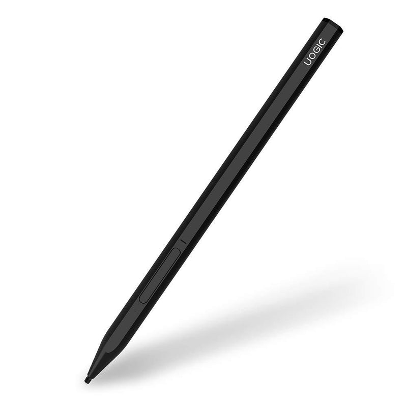 Uogic Pen for iPad with Palm Rejection&Magnetic Attachement, Rechargeable, Slim&Lightweight, Compatible with iPad Pro 11/12.9 Inch 2018/2020/2021, iPad 6/7/8 Gen, iPad Mini 5th Gen, iPad Air 3/4 Gen Black