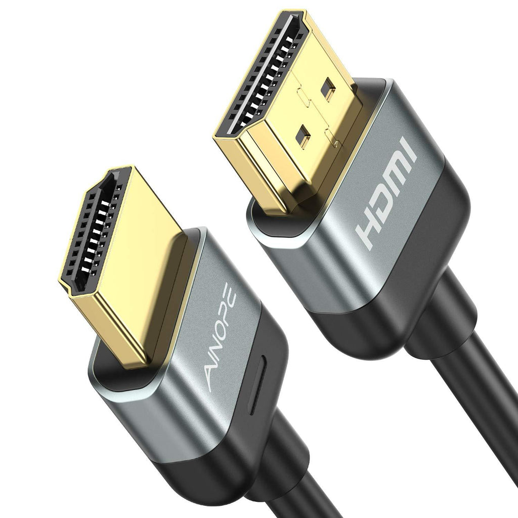 [High-Tech] 4K HDMI Cable 6.6FT, AINOPE Ultra Flexible Graphene HDMI Cable High Speed HDMI 2.0 Cable, 4K 60Hz HDR,2160P,1080P,3D,Ethernet,ARC,30AWG Compatible with UHD TV,PS4,PS5,Blu-ray,PC,Projector