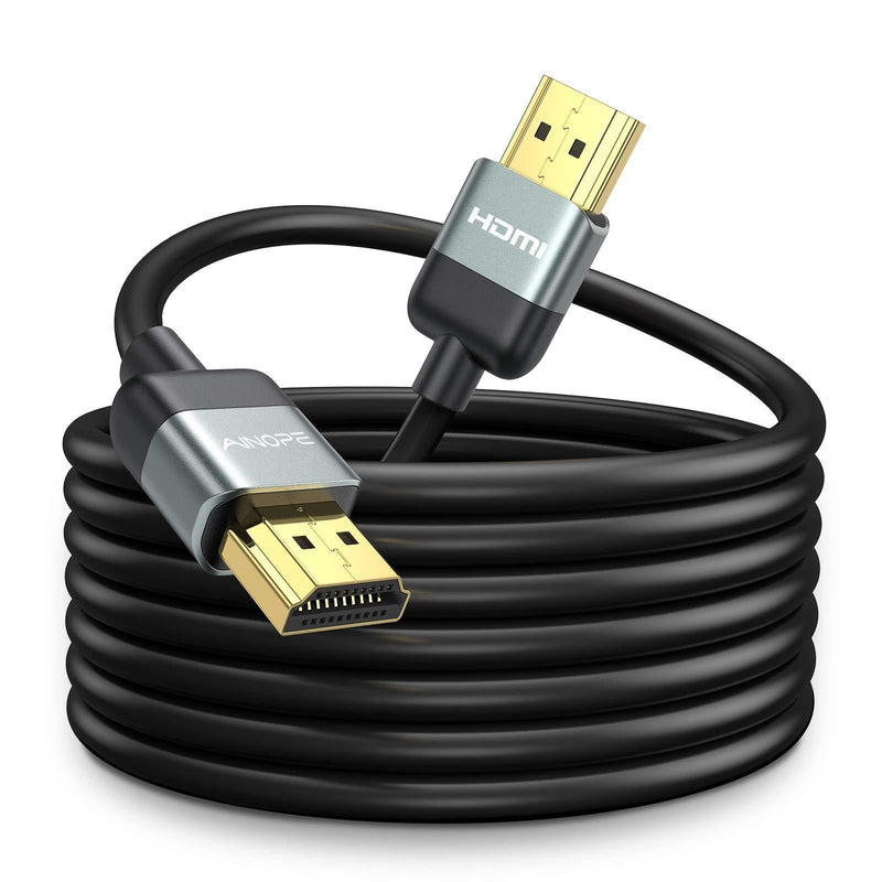 [High-Tech] 4K HDMI Cable 10FT, AINOPE Ultra Flexible Graphene HDMI 2.0 Cable 4K 60HZ HDR, 3D, 2160P, 1080P, Ethernet, ARC, 30AWG, High-Speed HDMI Cord Compatible with UHD TV, Blu-ray, PS4, PS5, PC