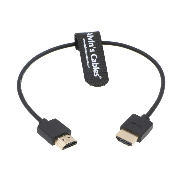 [AUSTRALIA] - Alvin's Cables Z Cam E2 HDMI Thin and Flexible Cable High Speed Ethernet for Portkeys BM5 Monitor Straight to Straight 30CM Straight to Straight Thin and Flexible 0.3 Meter 